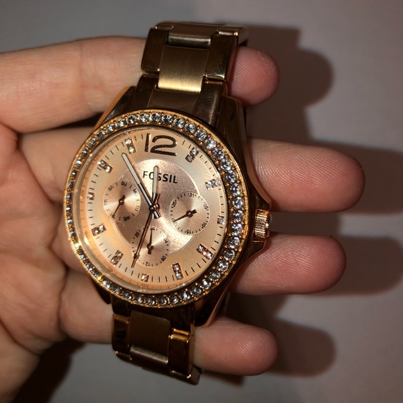 Riley Rose Gold Bracelet Watch 